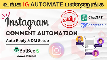 AI Instagram Comment Automation | Auto Reply & DM | Tamil Tutorial
