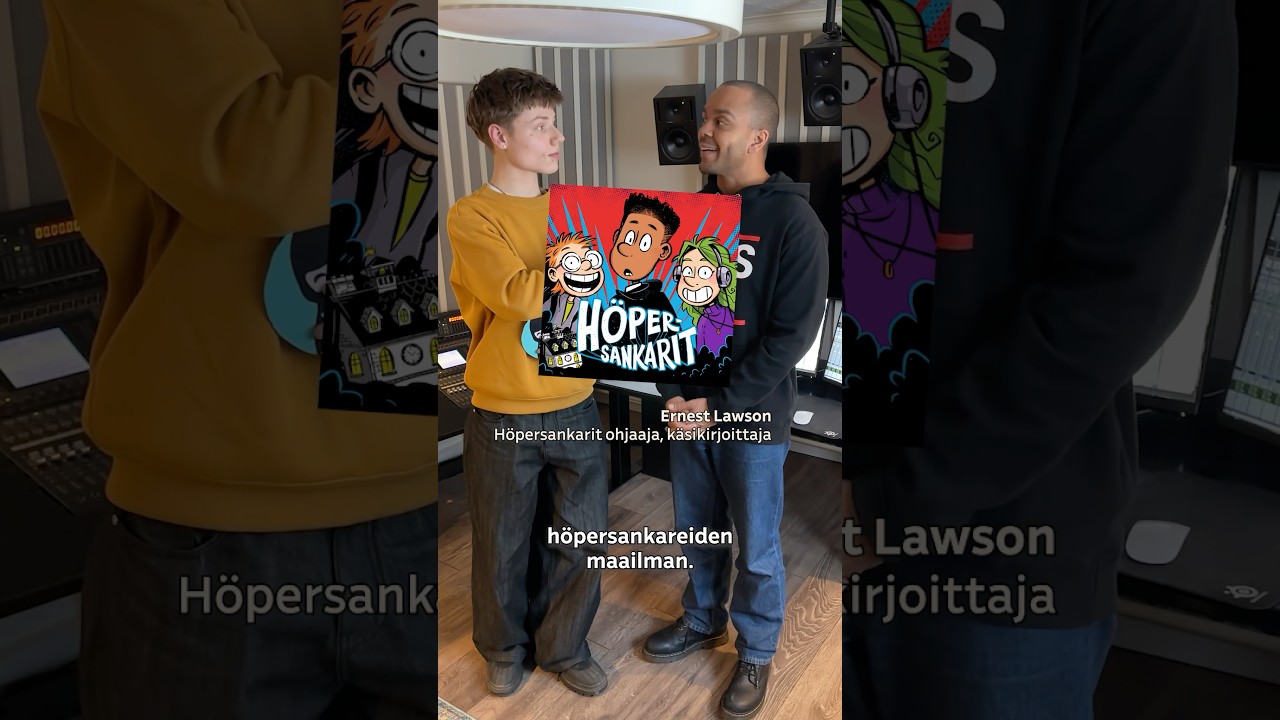 Höpersankarit-kirjasarjaan perustuva audiosarja löytyy nyt Yle Areenasta!🤩  #höpersankarit