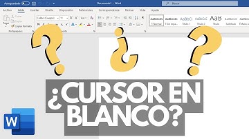 ¡El cursor se vuelve blanco y no lo veo! 😐😢 | Solución Windows y Word ✅