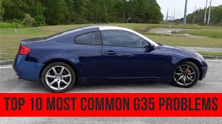 The Top 10 Most Common Infiniti G35 Problems You'll Run Into!