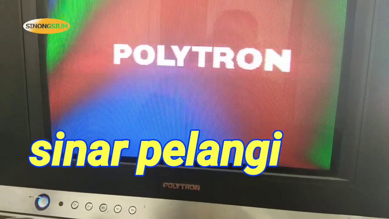 cara service tv Polytron gambar pelangi YouTube
