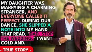 At My Daughter's Wedding, She Pressed a Folded Note Into My Hand and Whispered, Dad, Please Sto...
