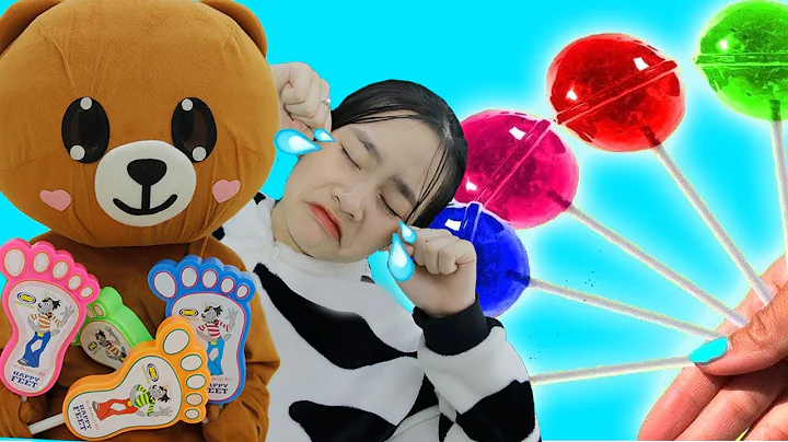 Rainbow Fruit Lollipops Color Song | Mimi Pretend Play Learn Colors Nursery Rhymes & Kids Songs