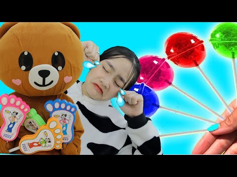 Rainbow Fruit Lollipops Color Song | Mimi Pretend Play Learn Colors Nursery Rhymes & Kids Songs
