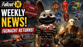 🚨 Fallout 76 Weekly News! Fasnacht Returns, New Masks & Big PTS Changes