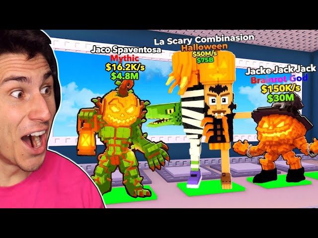 I Stole All of the NEW HALLOWEEN BRAINROTS! | Roblox - YouTube