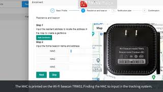 Demo of Home Beacon Geofence Alert Function