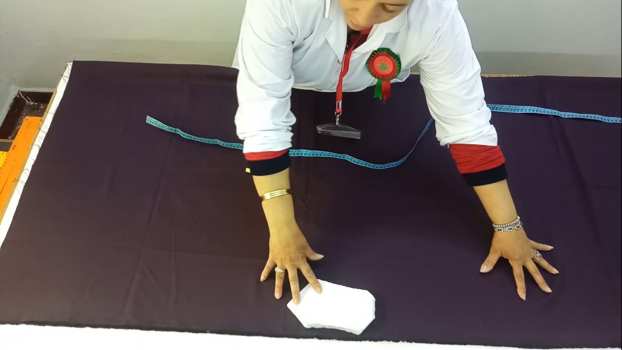 تطبيق قاعدة جلابة الأميرة بالبانسة (برانسيس) 👗على الثوب فصالة و تجميعها بطريقة سهلة 2020