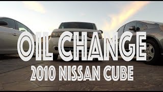 DIY QUICK OIL CHANGE 2010 NISSAN CUBE