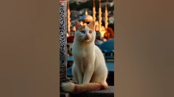 Video 11350271: cat golden eyes, cat living, bath