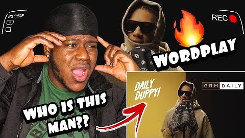 American First Time Reacting To Digga D - Daily Duppy | GRM Daily