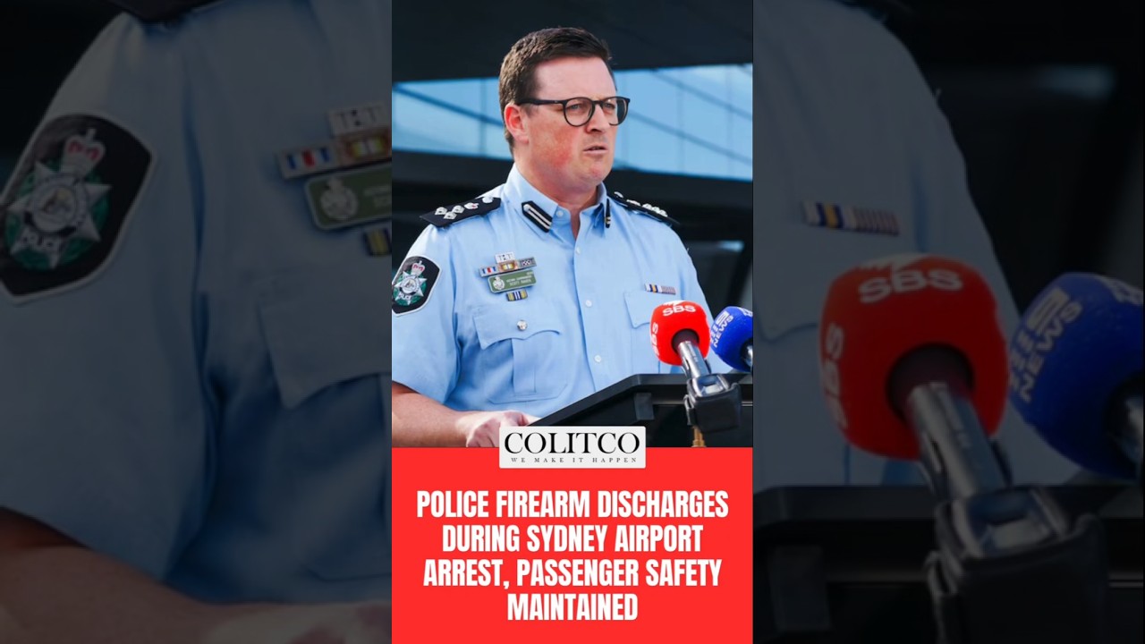 🚨 BREAKING: Gunfire Erupts During Sydney Airport Arrest – Passengers Safe ✈️