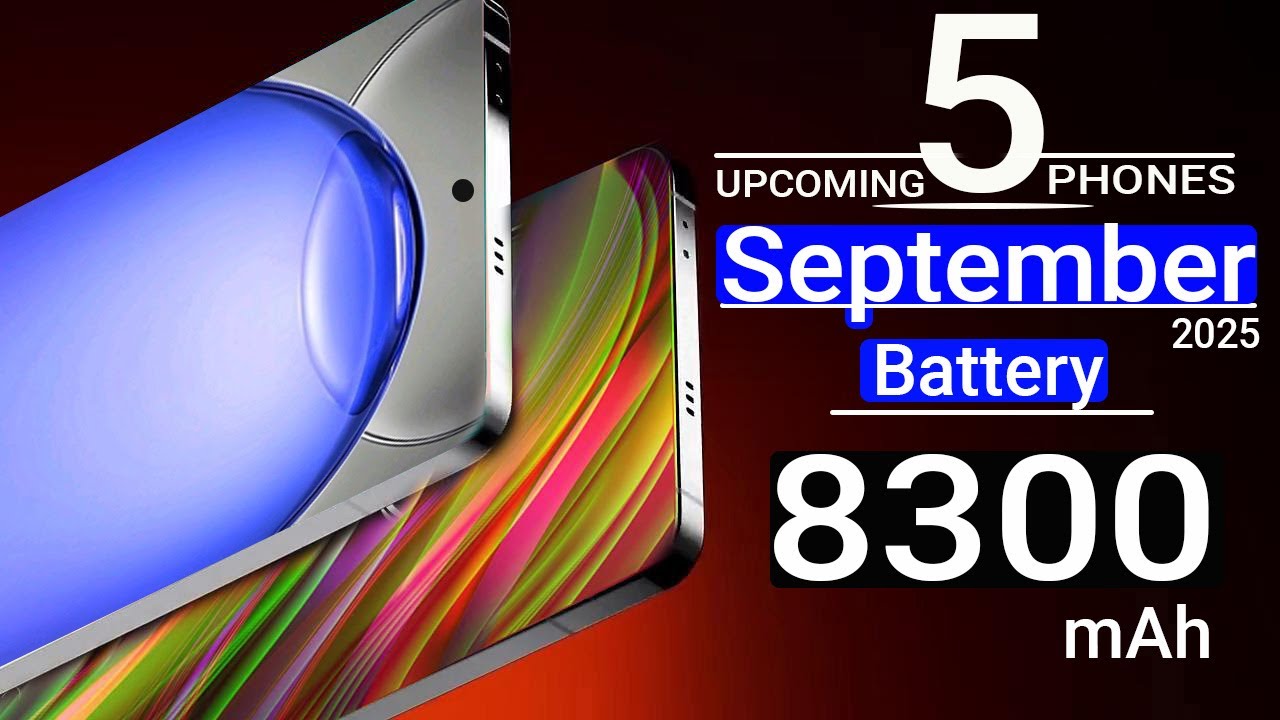 Top 5 UpComing Phones in September 2025 ! Price & Launch Date in india ...