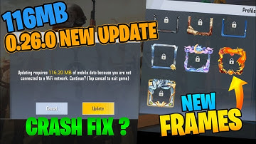 FINALLY!! 😍116 MB New Update In Pubg Mobile Lite | Crash Fix, New Frames, Falcon In Pubg Lite