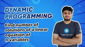 Linear Equation n Variables  - Dynamic Programming - Interview Preparation