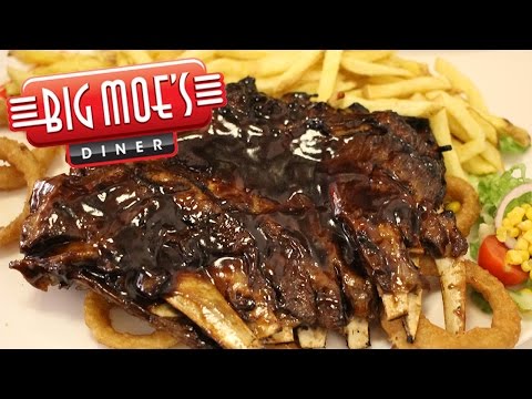 Halal Burgers and Ribs at Big Moe's American Diner