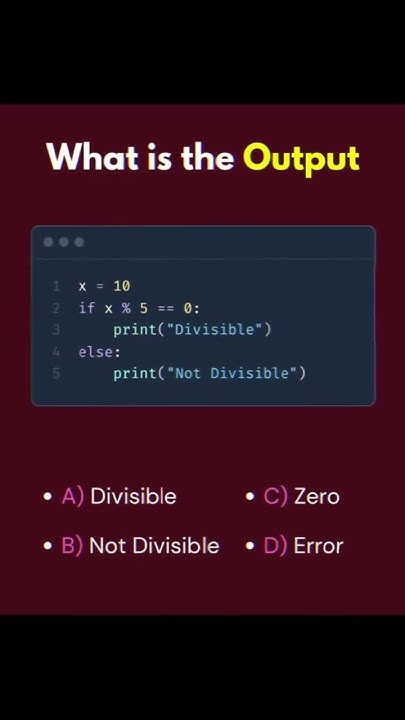 What is the output of this python code ? #python #quiz #programming ...