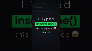 MongoDB insert Document with VSCode #basic #beginners #mongodb #coding