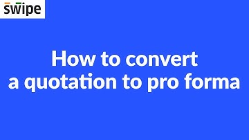 How to convert a quotation to pro forma | #quotations #proforma #invoice