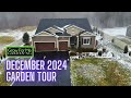 December 2024 Garden Tour ❄️ Winter Interest With Evergreens