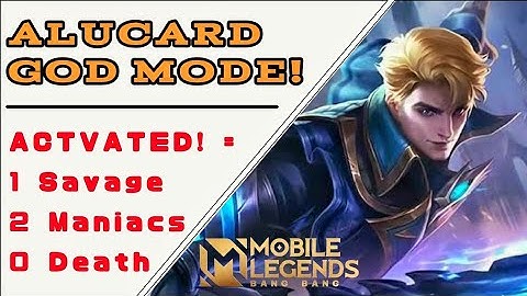 GOD MODE ALUCARD = 2 Maniac + 1 Savage + 0 Death | Mobile Legends Rank Game