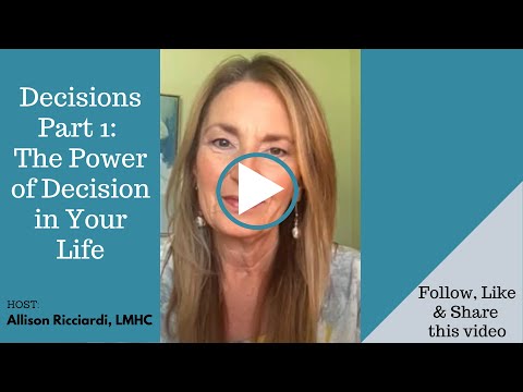 Ep. 87: Decisions Part 1: The Power of Decision in Your Life