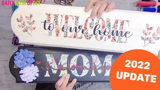 knockout text in cricut design space - make a knockout sign