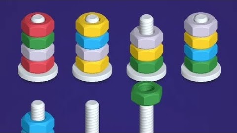 Nuts Sort Story Puzzle Level 21-25 Walkthrough Gameplay Android,iOS