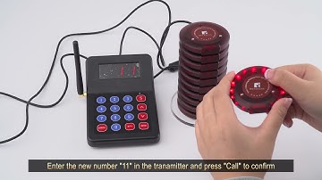 About Retekess brand T119 code and operation video