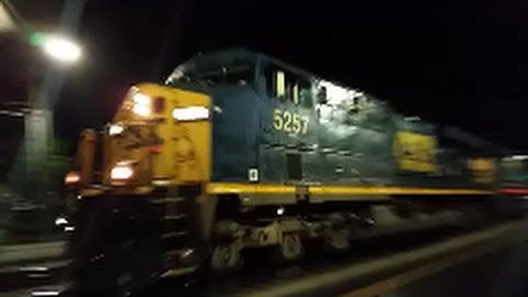 [CSX]5257 ES40DC-ES44AH Leads Q031-19 Mr Mark L!! Conductoring Headed SB With Awesome Radio Chat
