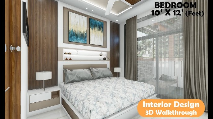 Bedroom Interior Design | 10 x 10 feet | Interior Design Ideas ...