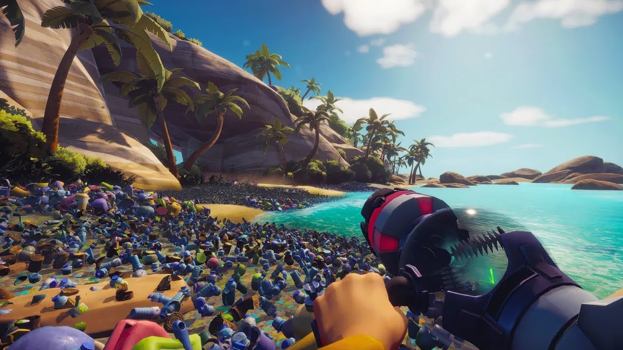 A Surprisingly Relaxing Cleanup Simulator - Clean Up Earth Demo