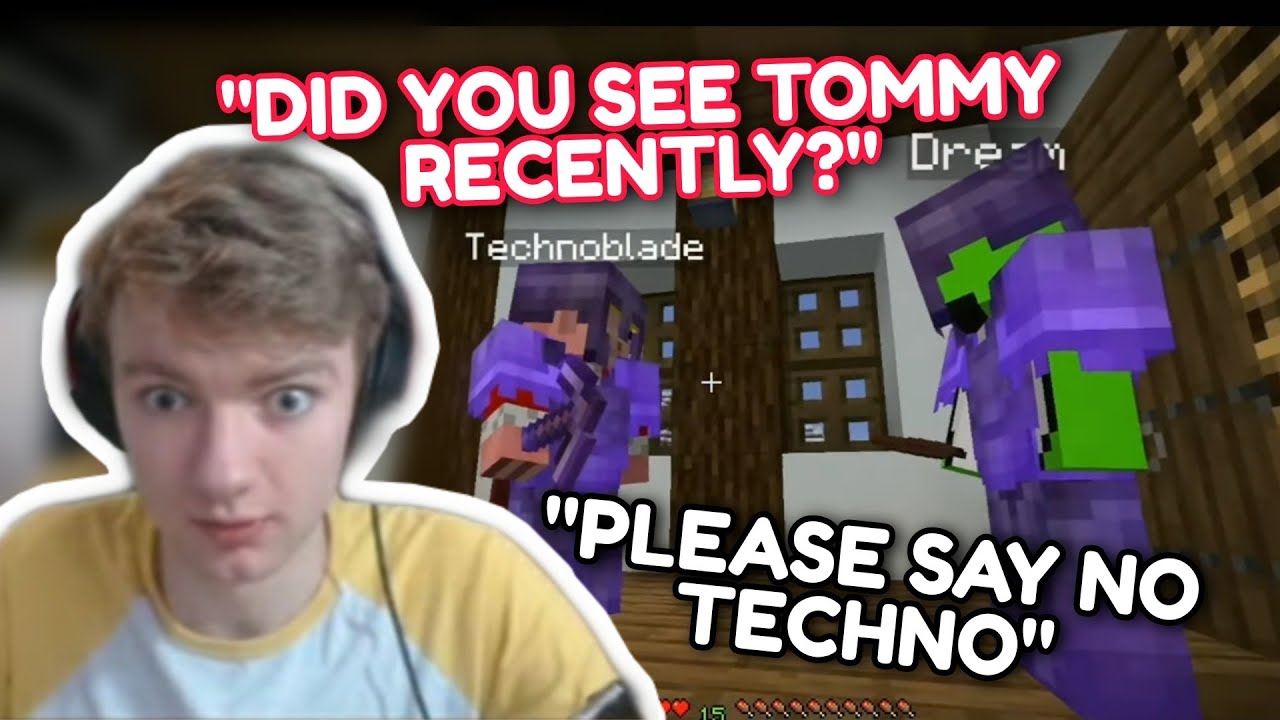 TommyInnit finds Technoblade home - Dream SMP 