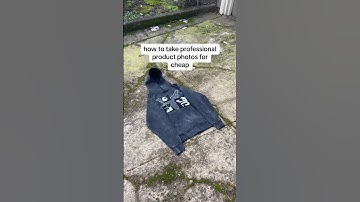 how to take professional product photos for your clothing brand cheap! #clothingbrand #streetwear