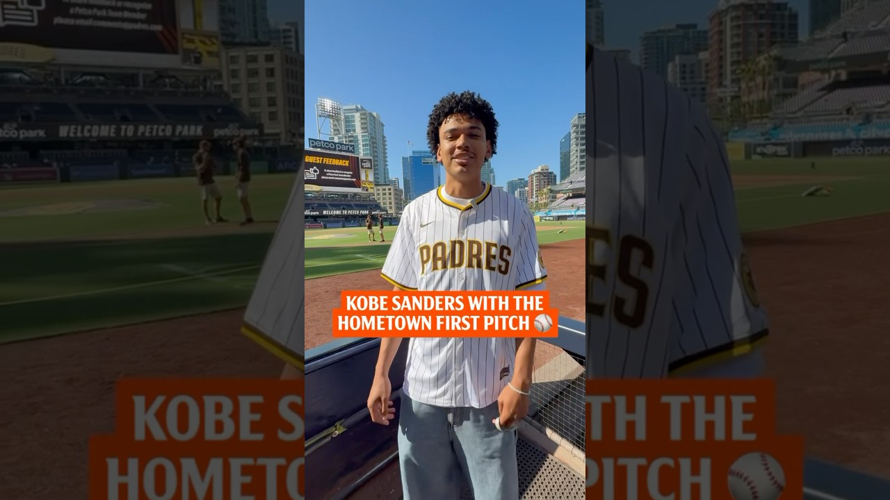 Day at the ballpark for Kobe Sanders ⚾️ #shorts