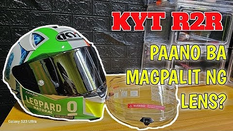 PAANO MAGPALIT NG LENS SA KYT R2R HELMET [ FITTED BA ANG LENS GALING SHOPEE? ]