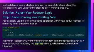 How to Effectively Remove Items from Flatlist Using Redux in React Native
