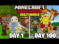 I Spent 100 Days in Modded Minecraft but Everything Hates Me... Here's What Happened