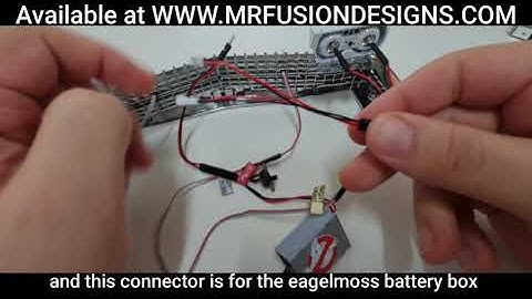 Instruction video for build The Ghostbusters Ecto-1 Strobe Lights kit