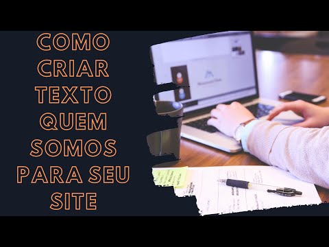 Vídeo: Como Escrever Texto Para Um Site