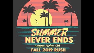 UWF KDChi Rush 2019