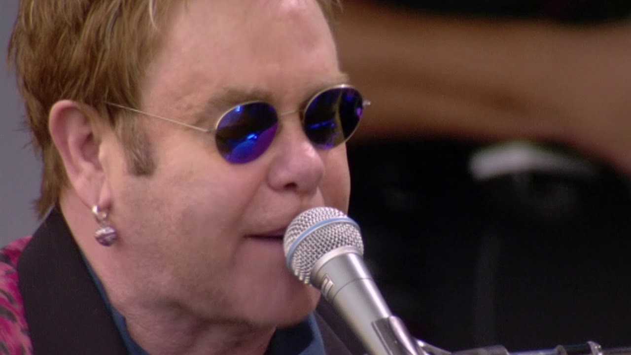Elton John The Bitch Is Back (Live 8 2005) YouTube