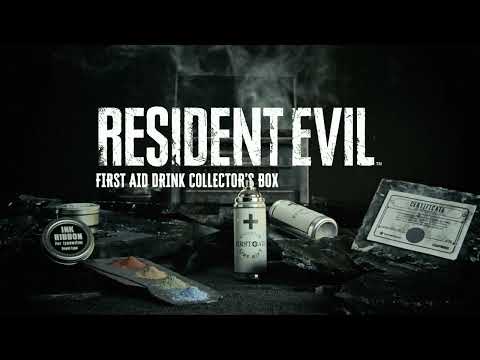 ORDER NOW RESIDENT EVIL FIRST AID DRINK COLLECTOR&#039;S BOX!