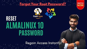 How to Reset AlmaLinux 10 Password in 2 minutes