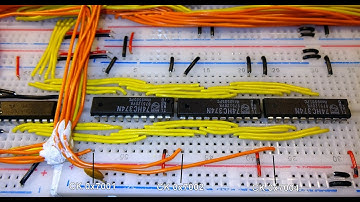8Bit Breadboard Computer m. 6502, IO-Gerät 3fach-7Segment Anz., 374er debuggen, wo liegt der Fehler?