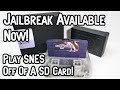 Jailbreak analogue super nt  play snes games using a sd card