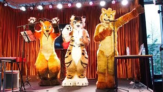 Furry-Opera: Chester, Vozzy & Dan's Fursuited Opera Adventure at Nordic Fuzz Con 2023 🎶🦘🦊🐯