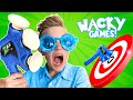 Wacky Games Gauntlet!!! BORED Games NERF Obstacle Course | KIDCITY