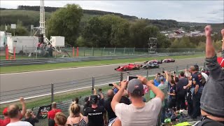 Here comes Sebastian Vettel | LIVE Fans View at Kemmel straight | F1 Belgian Grand Prix 2018