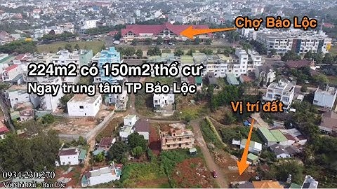 20m mặt tiền đường 6m tại Phường 1, TP Bảo Lộc / bất động sản Lâm Đồng.